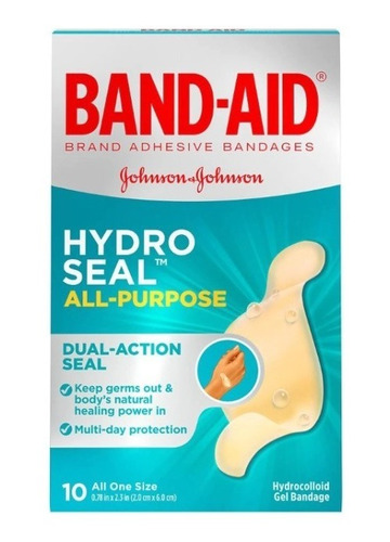 Band-aid Curitas Hydro Seal Todo Proposito. Doble Accion 