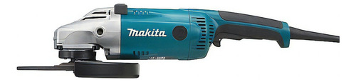 Amoladora angular Makita Ga9020 de 9 pulgadas, 2200 W, color turquesa, voltaje 220 V - 240 V