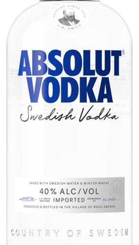 Paquete De 3 Vodka Absolut Blue 750 Ml
