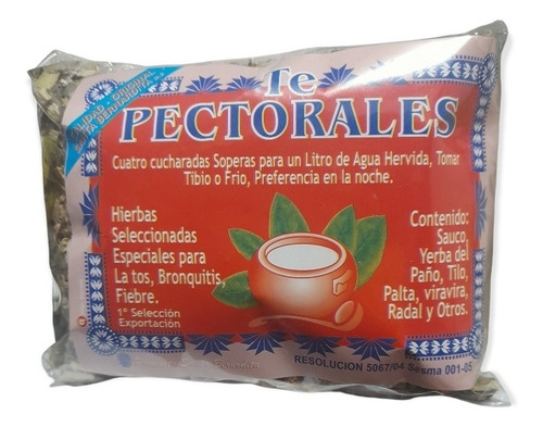 Pack,pectorales Té  ( 3 Bolsas  De 120 Gm  C/u .)