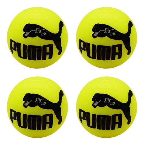 4 Pzas Pivote Tapones De Válvula Pelota Puma Amarillo