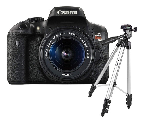 Cámara Profesional Digital Canon T6i 24,2mpx Ef-s 18-55 Amv