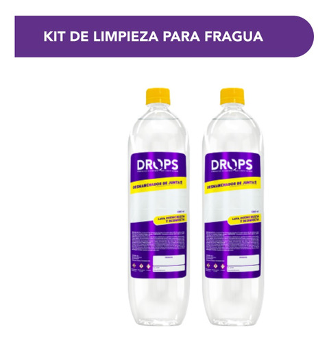 Kit De Limpieza Para Fragua Drops - L - L a $40000