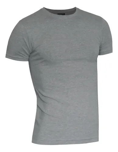 Remera gris hombre shop