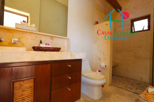 Cad Puerta Del Sol. Jardín, Terraza, Palapa, Alberca, Asoleadero, Extraordinaria Vista Al Mar