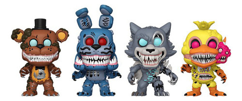 Funko Pop Five Nights At Freddy The Twisted Ones, paquete de 4