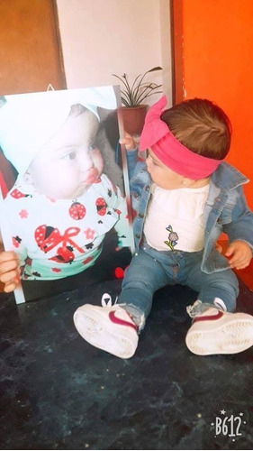Imagen 4 de 10 de Bebes, Cartel,cuadro Con Foto Fotocuadro Grande 90x60 Cm