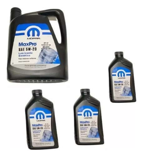 Kit Aceite Mopar 5w20 Por 7 Litros Original