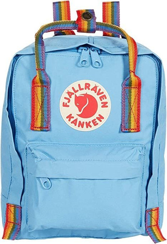 Mochila Fjallraven Kanken Rainbow Mini Air Azul Unico Talle