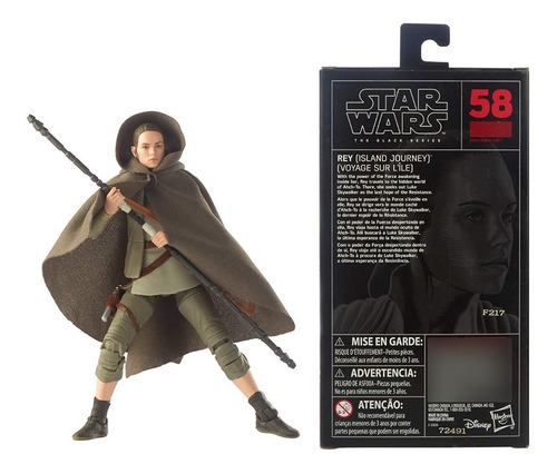 Rey Island Journey Figura 6 Pulgadas Black Series Star Wars