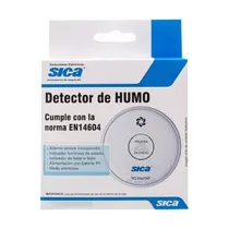 Comprar Detector De Humo Bateria 9v Alarma Sonora Sensor De Humo