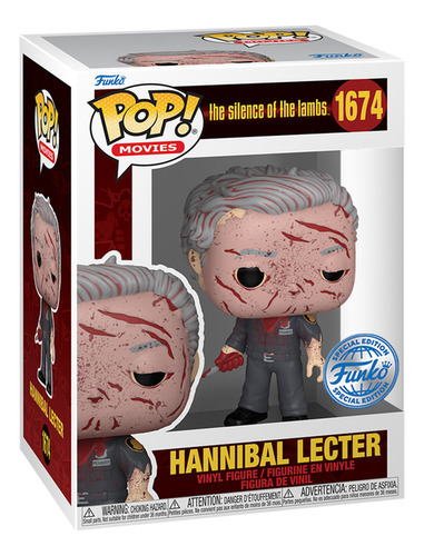 Funko Pop! The Silence Lambs Hannibal Lecter 1674 Exclusivo