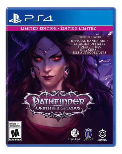 Pathfinder: Wrath Of The Righteous Limited Edition Ps4