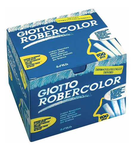 Tizas Giotto Robercolor X 100 Blancas Hipoalergenicas