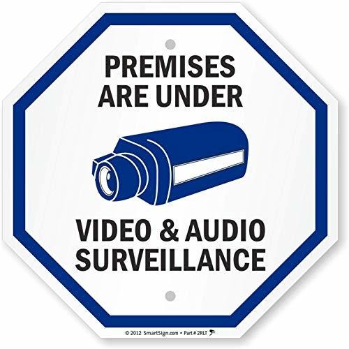  Locales Están Bajo Vigilancia De Vídeo Y Audio Sesión | 12p