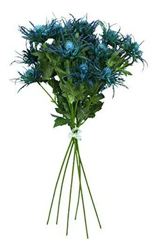 Ramo De Cardos Artificiales Con 6 Tallos Largos, Para Decora