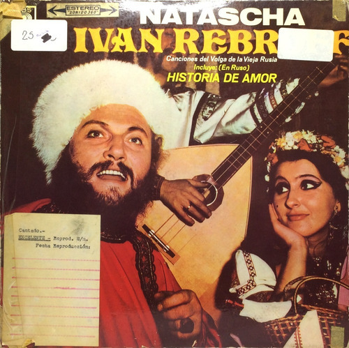 Vinilo Natascha - Ivan Rebroff Historia De Amor Lp