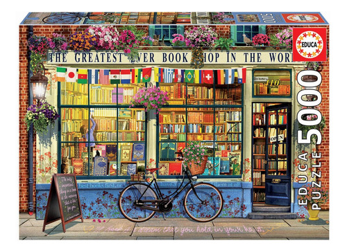 Puzzle Educa 5000 Piezas La Mejor Librería Del Mundo 