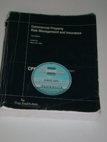 Gestión De Riesgos De Propiedad Comercial Y Seguros (cpcu)