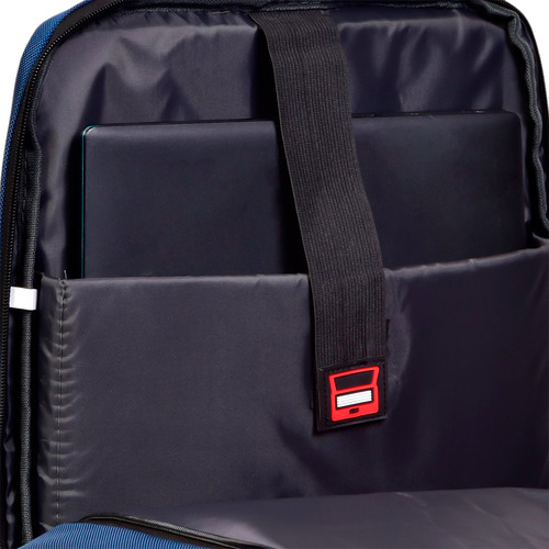 Mochila Para Notebook 15.6 Prime Preto com Azul Goldentec