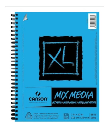 Imagen 1 de 2 de Canson Xl Mix Media Cuaderno De Dibujo Sketchbook 18 X 25cmg