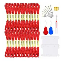 Comprar Hilos Kit De Hilo Para Bordar 24 Madejas Color Beige