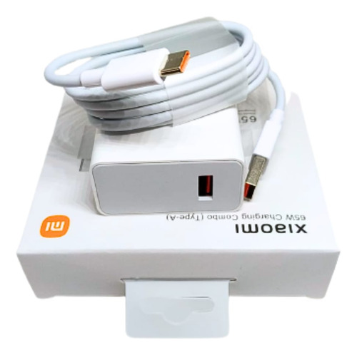 Carregador Para Celular 65w Turbo Compativel Redmi Note 10