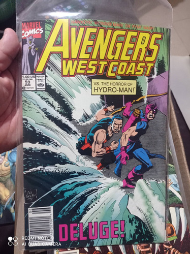 Cómic Marvel En Inglés Avengers West Coast No.59  5