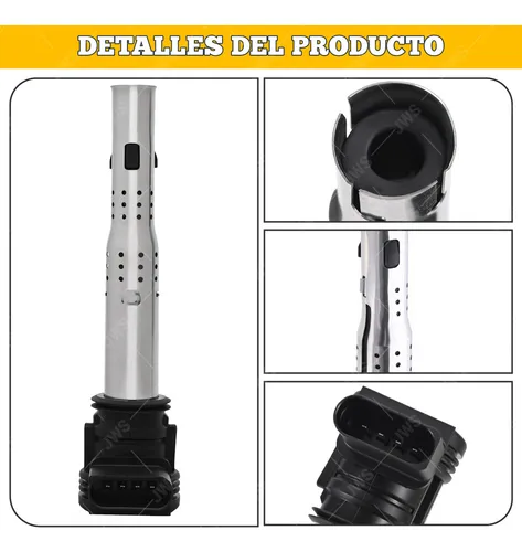 5 Bobinas Para Vw Golf Beetle Jetta Passat 2.5l 07k-905-715