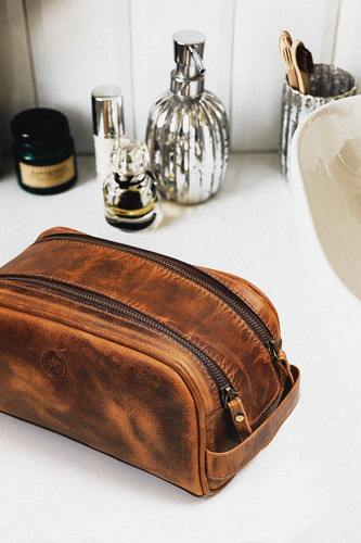 Bolsa De Viaje Para Artículos De Aseo Aaron Leather Goods Pr