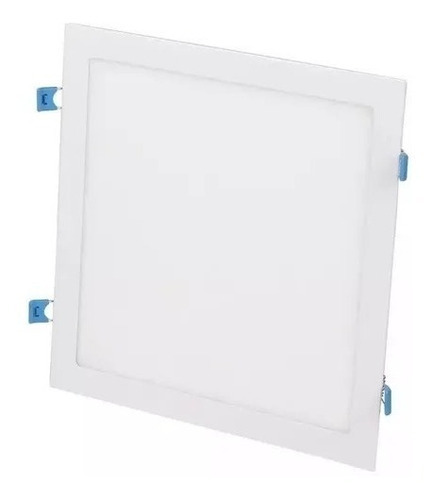 Painel Paflon Led Embutir 24w Quadrado Branco Morno 4000k Bivolt