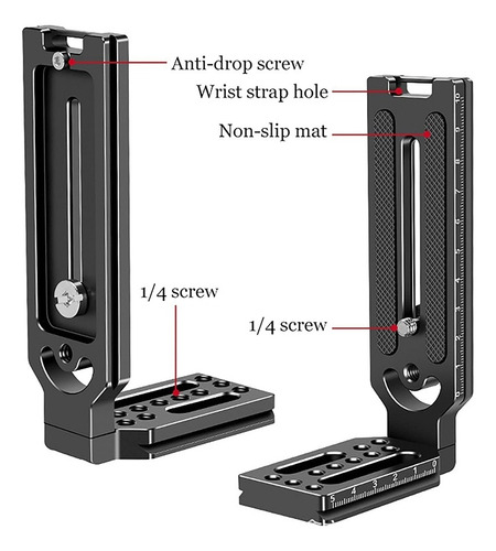 Placa De Liberación Rápida Gimbal Compatible Con