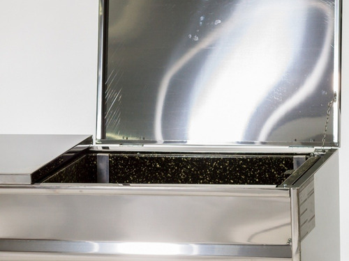 Imagen 2 de 10 de Panchera Sol Real Super Pancho 72 Cm Mediana Acero Inox 066
