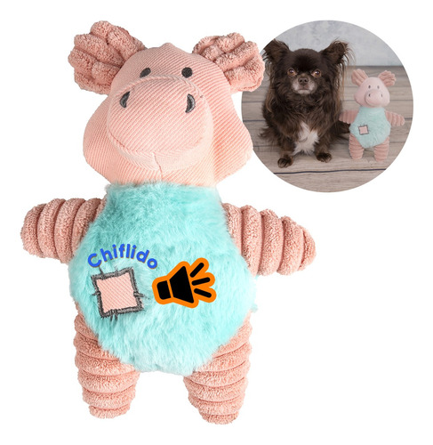 Juguetes Perro Peluche Cerdito Antiestres Lavable Importado