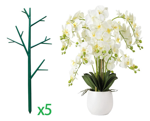 ~ Enrejado Para Plantas En Maceta, Soporte Para 5 Piezas