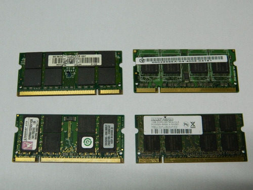 Memória Notebook Ddr2 1gb Várias Marcas Kingston Markvision