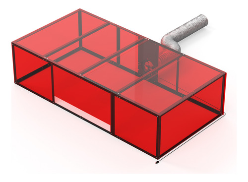 Estructura De Caja Protectora, Grabado De Humo, Instalación,