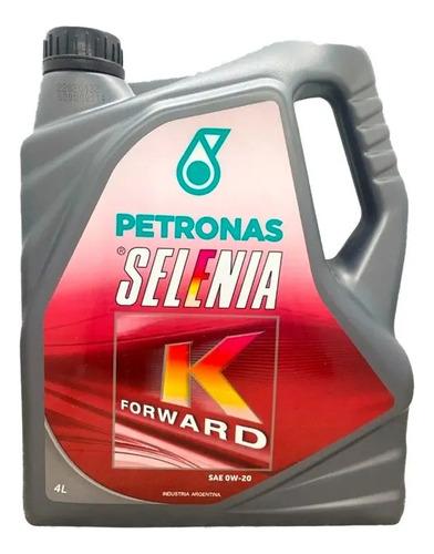 Aceite Petronas Selenia K 0w-20 X 4 Litros