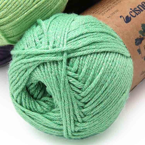 Fio Bamboo Cisne 50g 132mts Tex 377 Crochê E Tricô Cor 0000b- Branco