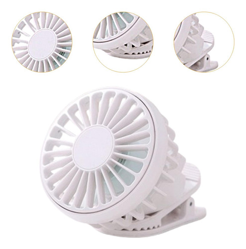 Ventilador De La Tapa Del Clip Fan Personal 3 Velocidades