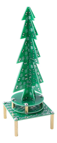 Árbol De Navidad Electrónico Led Colorido Giratorio Automáti