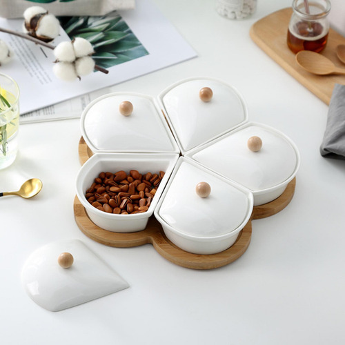 Cuencos Para Servir Aperitivos, Platos De Con Rotación