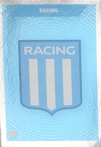 Figurita Escudo Racing Fútbol Argentino Superliga 2017/18