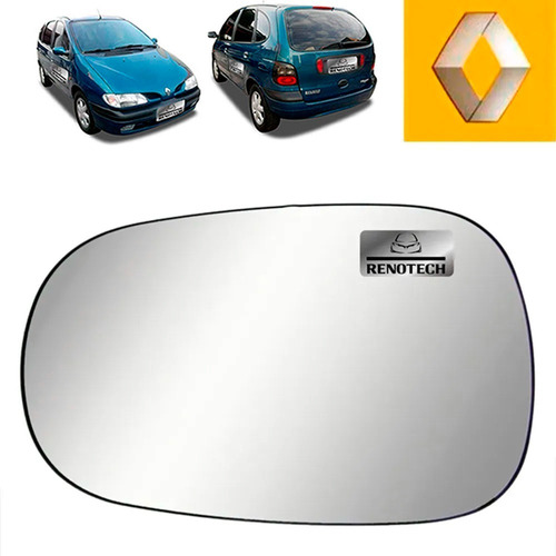 Lente Do Retrovisor Esquerdo Scenic 1999 A 2009 7701048673