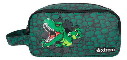 Lapicera Xtrem University+ 5xt Green Dino Verde Lisa