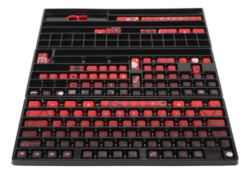 Teclado Pbt Keycaps, 140 Teclas, Colores Degradados, Tinte