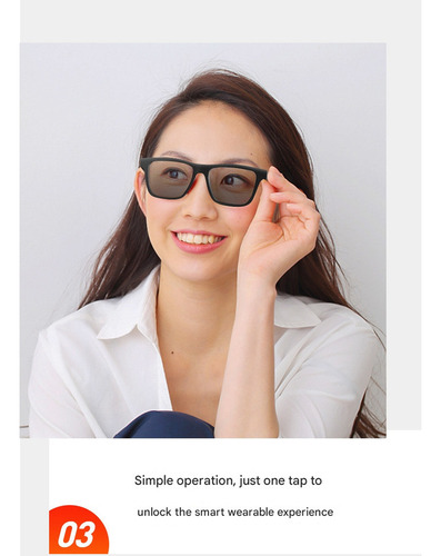 Gafas De Sol Inteligentes Bluetooth 5,0 Micrófono Llamada Hd