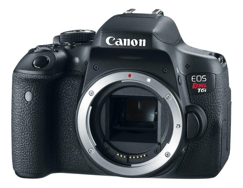  Canon EOS Rebel T6i DSLR color  negro