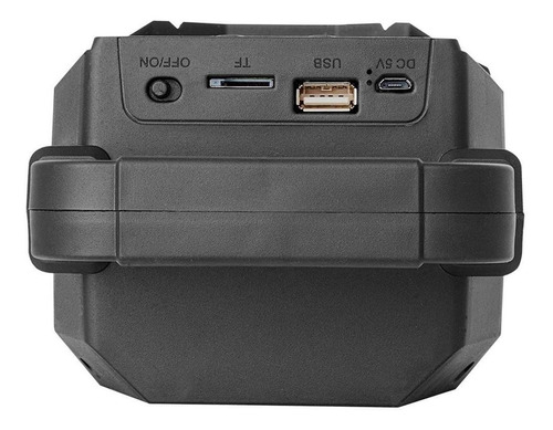 Imagen 5 de 6 de Bocina Bluetooth Green Leaf Portatil Led Recargable 18-9451
