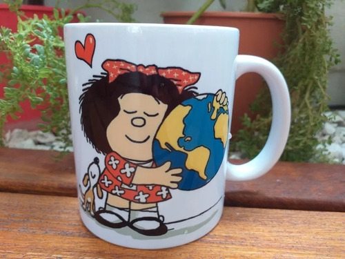 Tazas Mafalda Historieta Cerámica Importadas Regalos